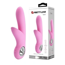 Wibrator Punktu G CAROL USB PINK 7 Function Pretty Love Ładowany USB Różowy | 100% ORYGINAŁ| DYSKRETNA PRZESYŁKA